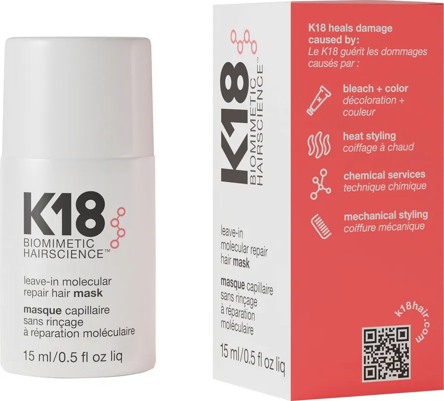 Letzte Chance K18 Leave-In Molec.Repair Hair Mask 15ml