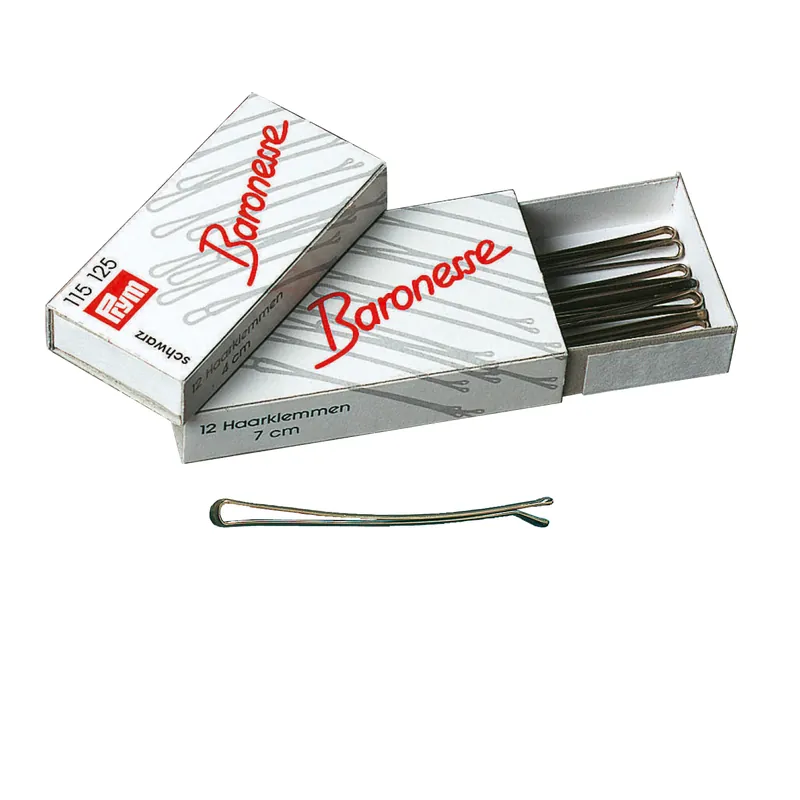 Baronesse Haarklemmen - 6,5 cm Schwarz Top-Seller
