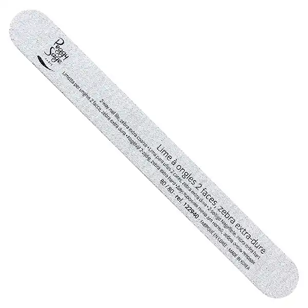 Bestseller 2-seitige Zebramuster Nagelfeilen 80/80