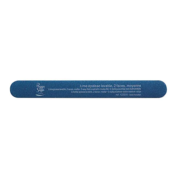 2-seitige dicke Nagelfeilen blau 240/240 Preisknaller