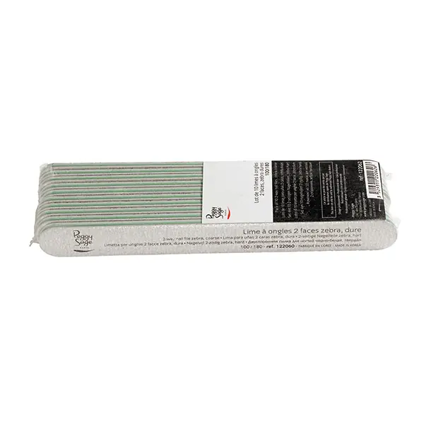 Online Kaufen 2-seitige zebra Nagelfeile 10 Stück 80/80
