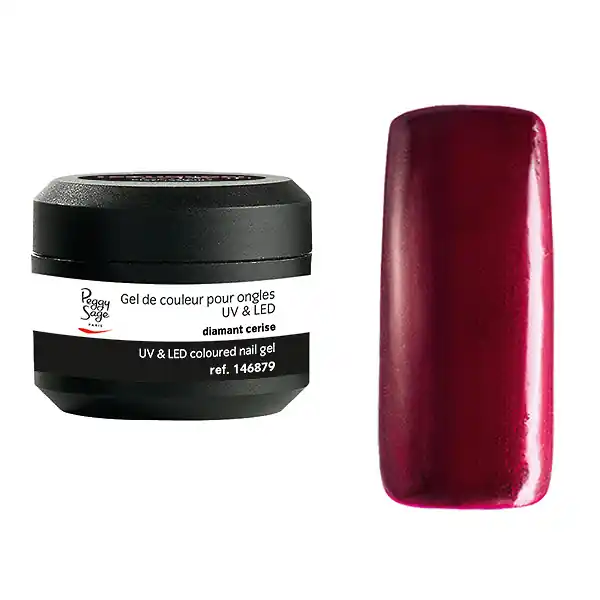 Farbiges UV & LED Gel Perlmutt 5g diamant cerise Jetzt Kaufen