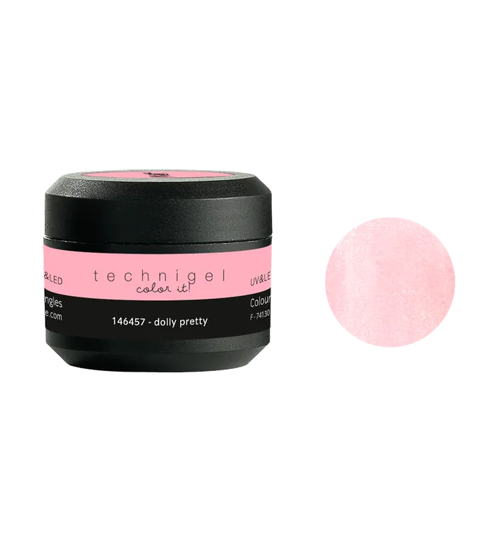 Farbiges UV & LED Gel mit Pailletten / Glitzer 5g dolly pretty Top-Preis