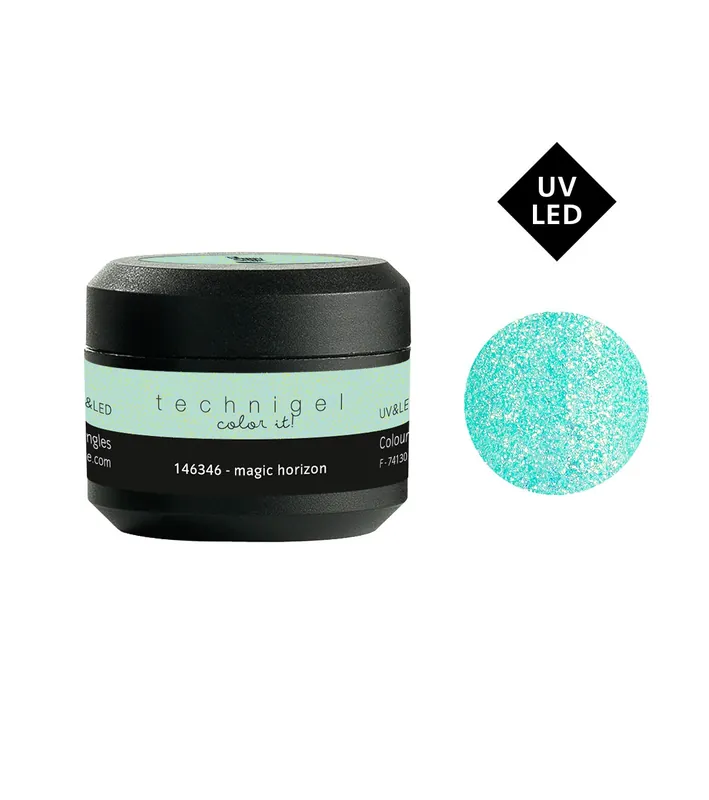 Farbiges UV & LED Gel mit Pailletten / Glitzer 5g dolly pretty Ausverkauf