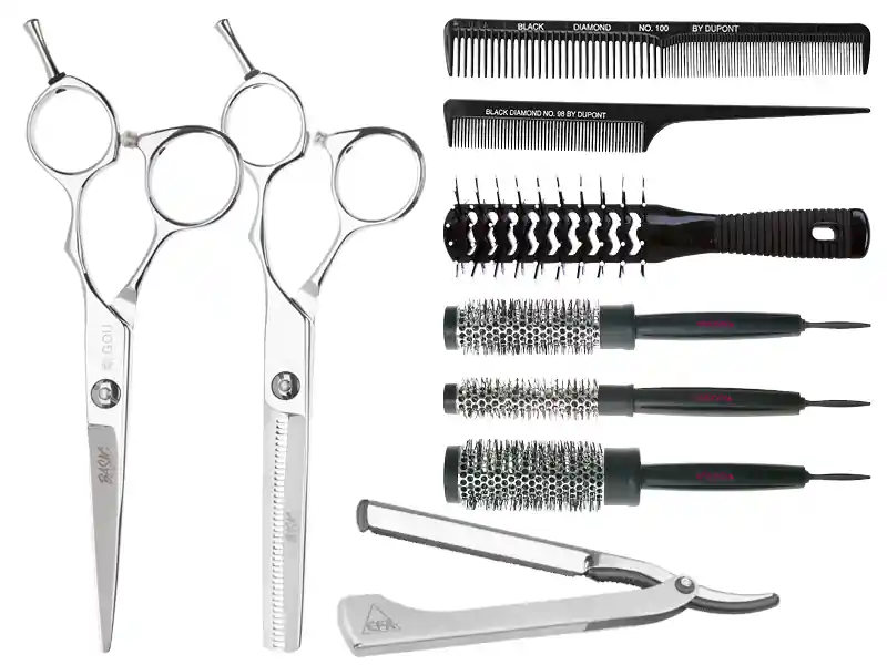 Preisreduziert Aristo Friseurscherenset GOU GOU Friseurschere 5.5 + Modellierschere 6.0