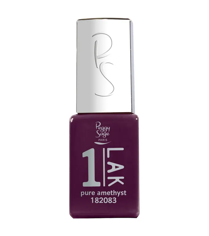 Peggy Sage 1-LAK 3 in 1 Gel Polish Glänzend 5 ml Black velours Kracherpreis