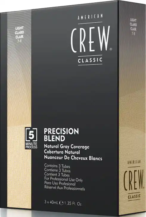 American Crew Precision Blend Haartönung 3 x 40 ml - MEN blond (Tonhöhe 7 - 8) Günstig