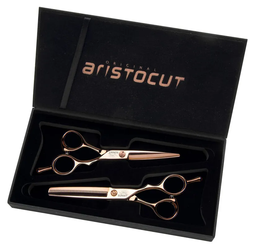 Aristo Friseurscherenset Sunset 5.5 + 40T Angebot