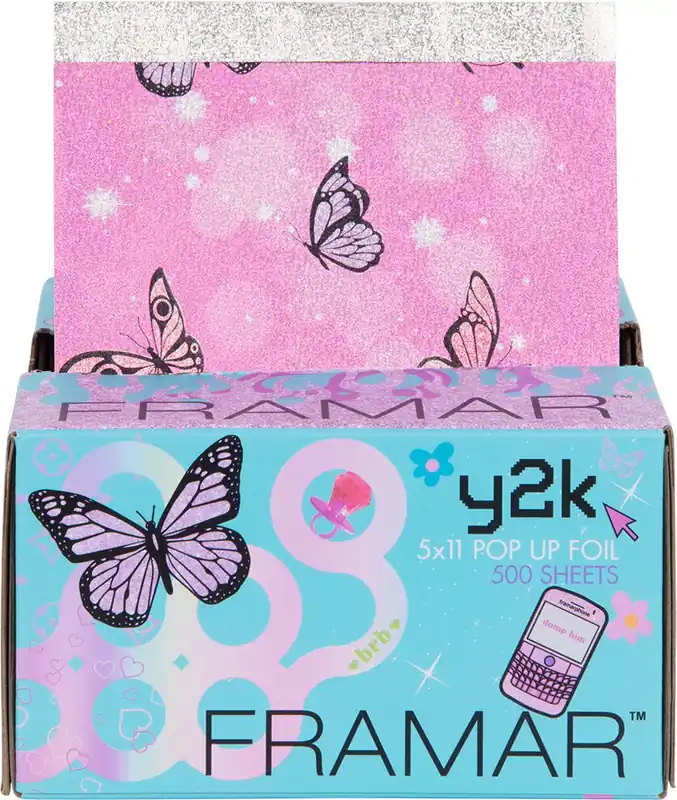 Framar Pop Up Foil Y2K 500 Blatt Strähnenfolie Top-Seller