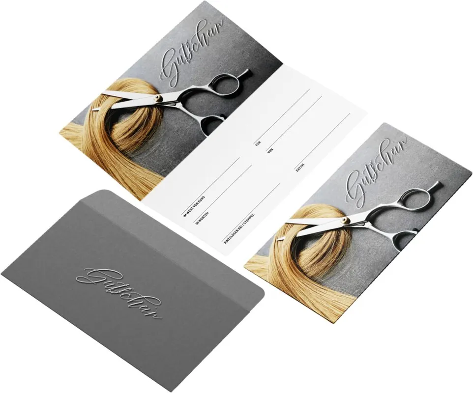 Must-Have Geschenkgutschein Schere 25 Stück