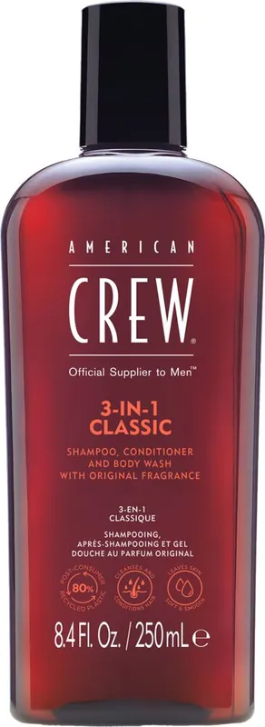 American Crew 3 in 1 Classic Shampoo Markenprodukt