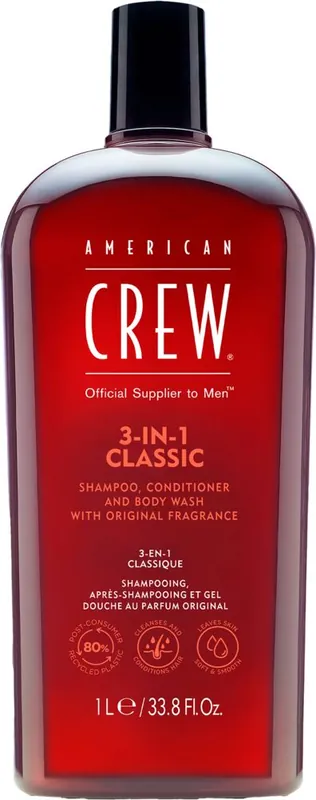 American Crew 3 in 1 Classic Shampoo Aktuell