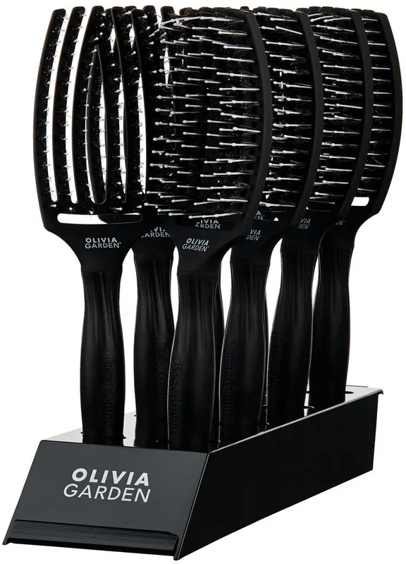 Olivia Garden Fingerbrush Combo Bürstendisplay hot pink/ lavendel/ mint/ schwarz Abverkauf