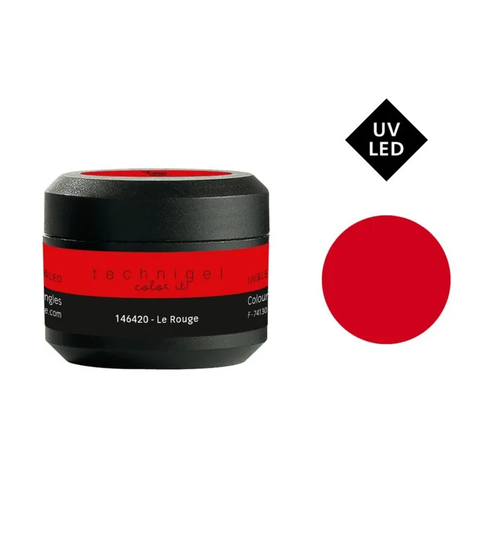 Markenware Farbiges UV & LED Gel gelackt 5g Black velours