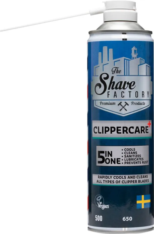 Solange Der Vorrat Reicht The Shave Factory Clippercare 5-in-1-Spray 500ml