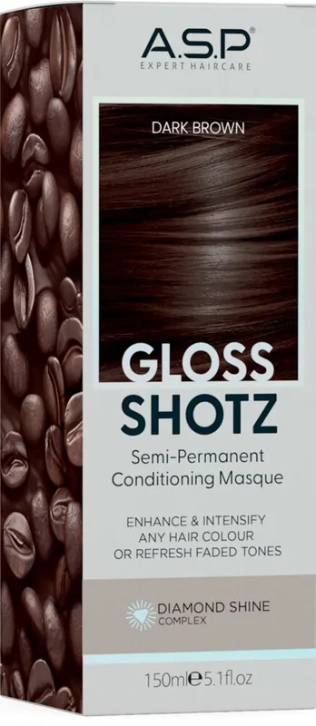 Wochenendangebot A.S.P Gloss Shotz 150ml (Farbgebende Haarmaske) aubergine