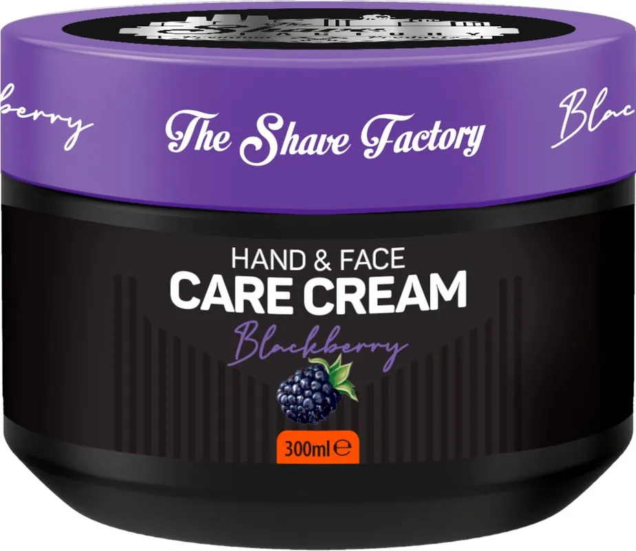 The Shave Factory Hand & Face Care Cream (Pflegecreme) Brombeere Blackberry Direktkauf