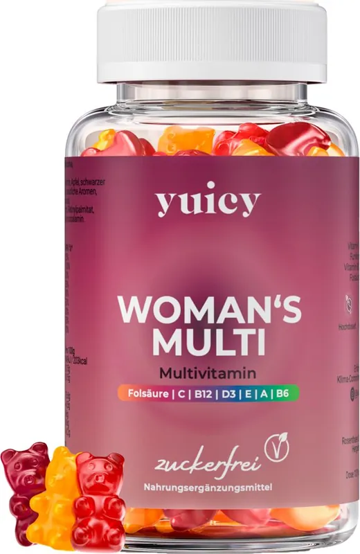 Yuicy Woman´s Multi Vitamingummies 60 Stück (für Frauen) Direktkauf