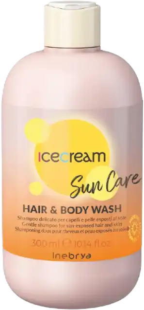 Inebrya Sun Care Hair & Body Shampoo 300ml (Sonnenschutz) Markenprodukt