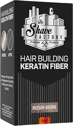 Top-Seller The Shave Factory Hair Building Keratin Fiber 22g (Schütthaar) black