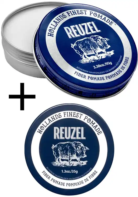 Markenware Reuzel Hollands Finest Pomade Road Trip Sets: 95g Pomade + 35g GRATIS Pomade Blue