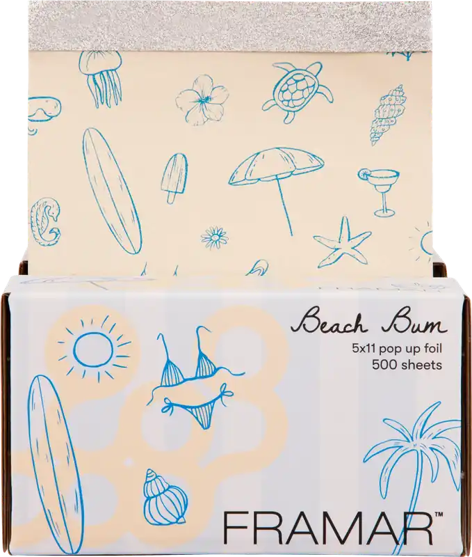 Nur Für Kurze Zeit Framar Pop Up Foil Beach Bum 500 Blatt Strähnenfolie (vorgeschnitten)