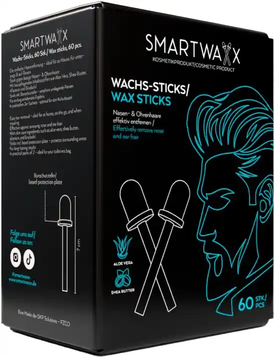 Kracherpreis Smartwaxx Sticks (zum Entfernen von Nasen- und Ohrenhaaren) 12 Stück