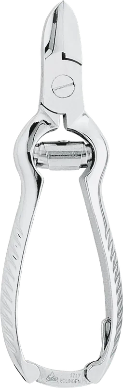 Erbe Solingen Nagelzange vernickelt (mit Klapp- oder Pufferfeder) 10.5 cm mit Klappfeder Super-Preis