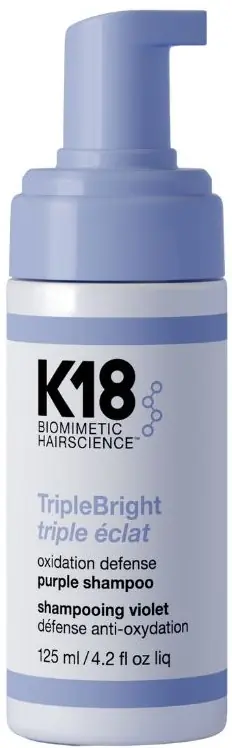 K18 Triple Bright Purple Shampoo 125 ml (neutralisiert Gelbstich) Must-Have