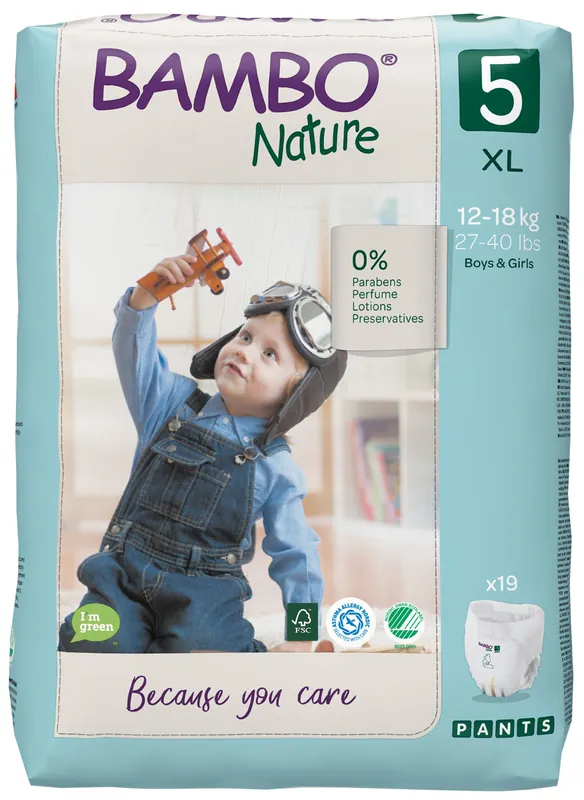 Sale Bambo NATURE - Training Pants Gr. 5 JUNIOR [XL] - (5x19 Stück) Jumbopack