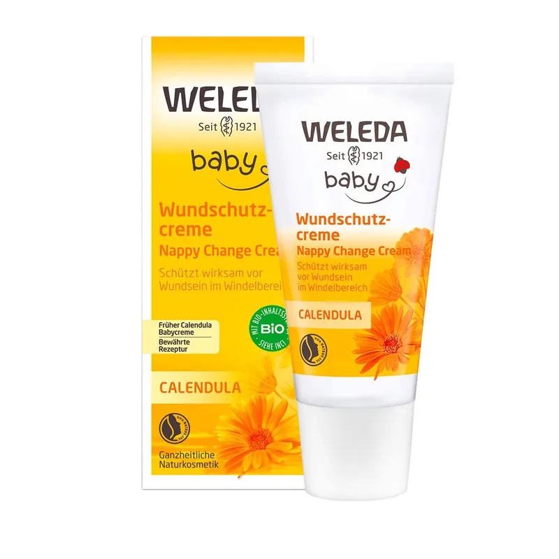 Preis Gesenkt Weleda Calendula Baby Wundschutzcreme für den Windelbereich - 75ml Tube