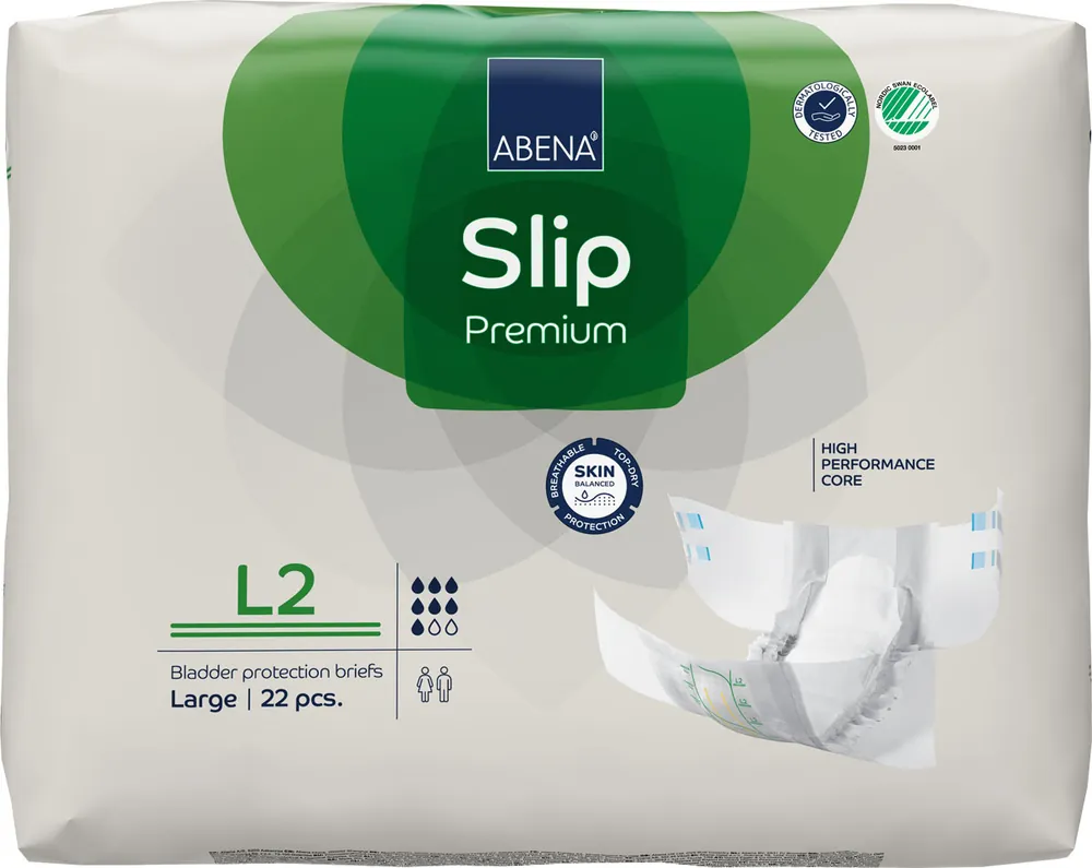 ABENA Slip Premium Gr. L2 - Inkontinenzwindeln 22 St. Einzelpack) Top-Preis