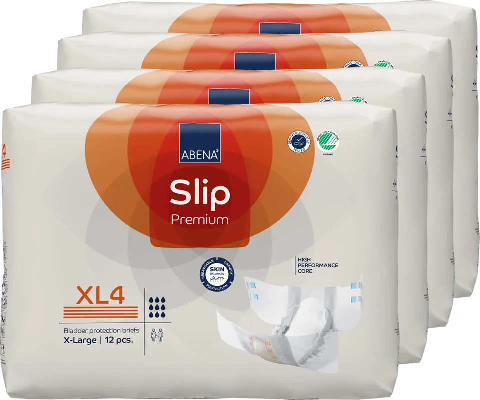 ABENA Slip Premium Gr. XL4 - extra saugstarke Windeln (4x12 Stück) Neu