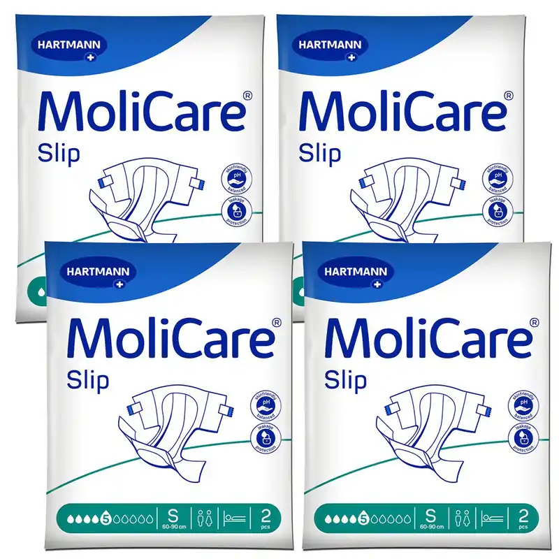 HARTMANN MoliCare® Slip 5 Tropfen - SMALL (S) Inkontinenz-Windel - 4x30 Stück Angebot
