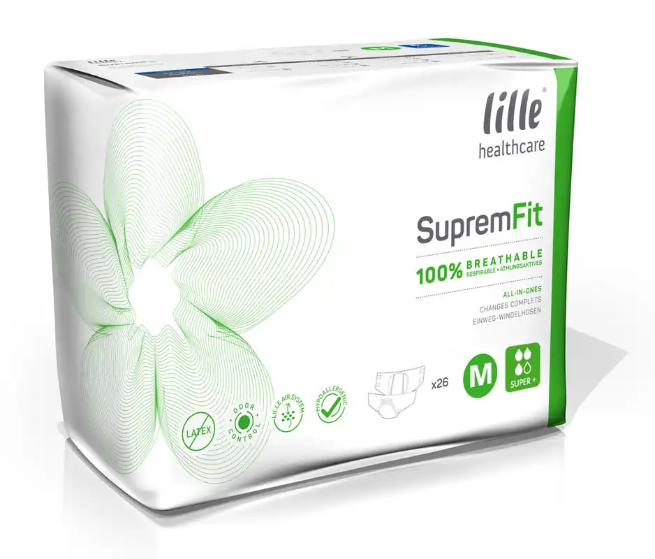 Top-Angebot LILLE Suprem Fit - SUPER - Inkontinenzwindeln - MEDIUM (M) - 22 St. Packung