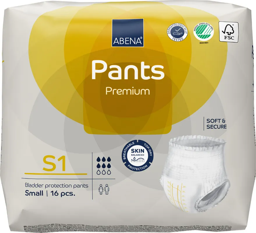 ABENA Pants Premium Small (S1) 16 St. Packung Jetzt Bestellen