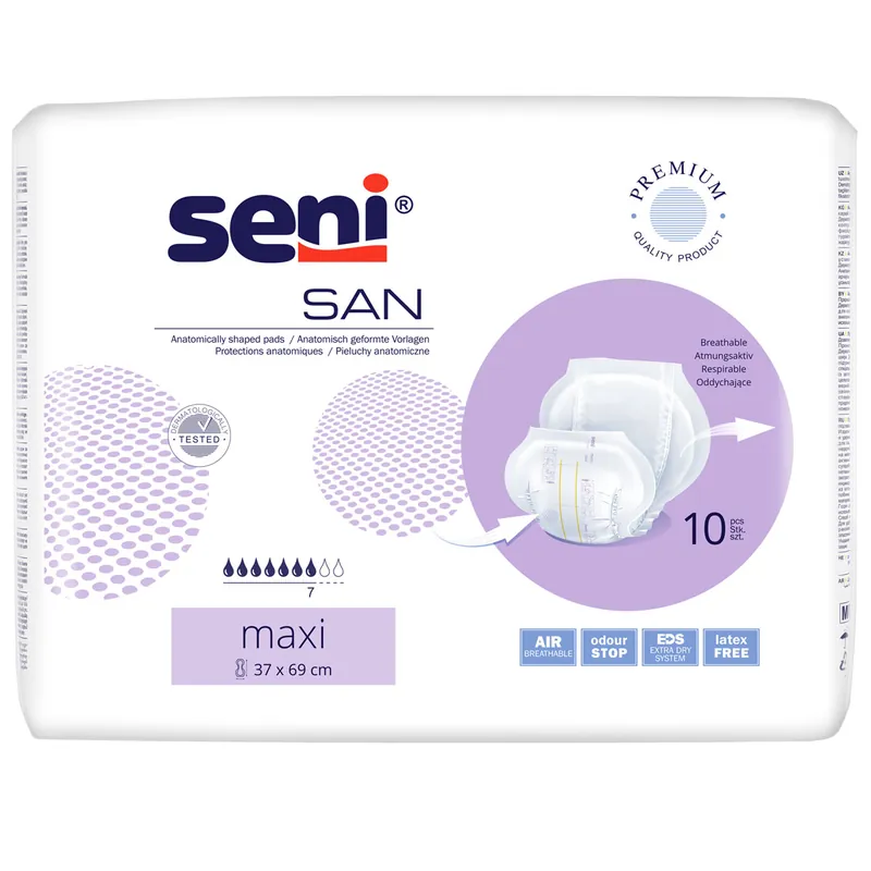 Rabatt Seni SAN MAXI - anatomische Vorlagen (10 St. Einzelpack)