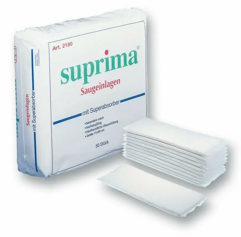 Must-Have Suprima Saugeinlagen - Extra Flockenwindel - 6x50 Stück - 2180