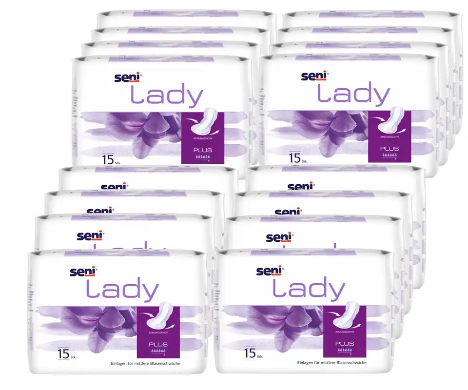 Sofort Bestellen SENI Lady PLUS - 950ml Saugleistung - 16 x 15 Stück