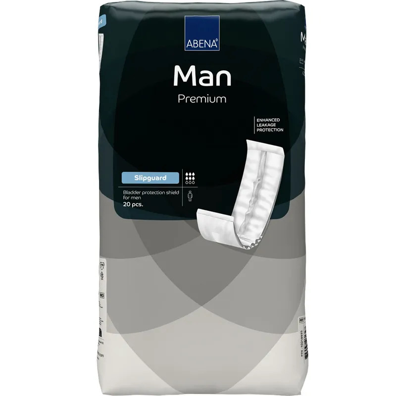 ABENA MAN SLIPGUARD Premium Herrenvorlagen - 900ml (20 St. Packung) Direktkauf