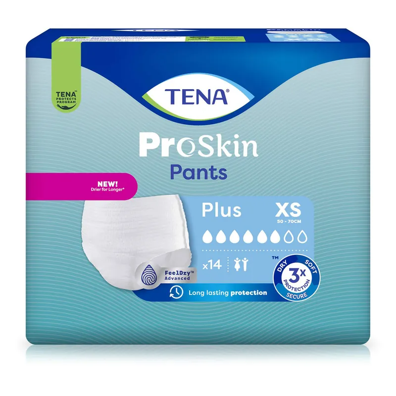 Preisknaller TENA ProSkin Pants PLUS Extra Small (XS) - 14 Stück Einzelpack