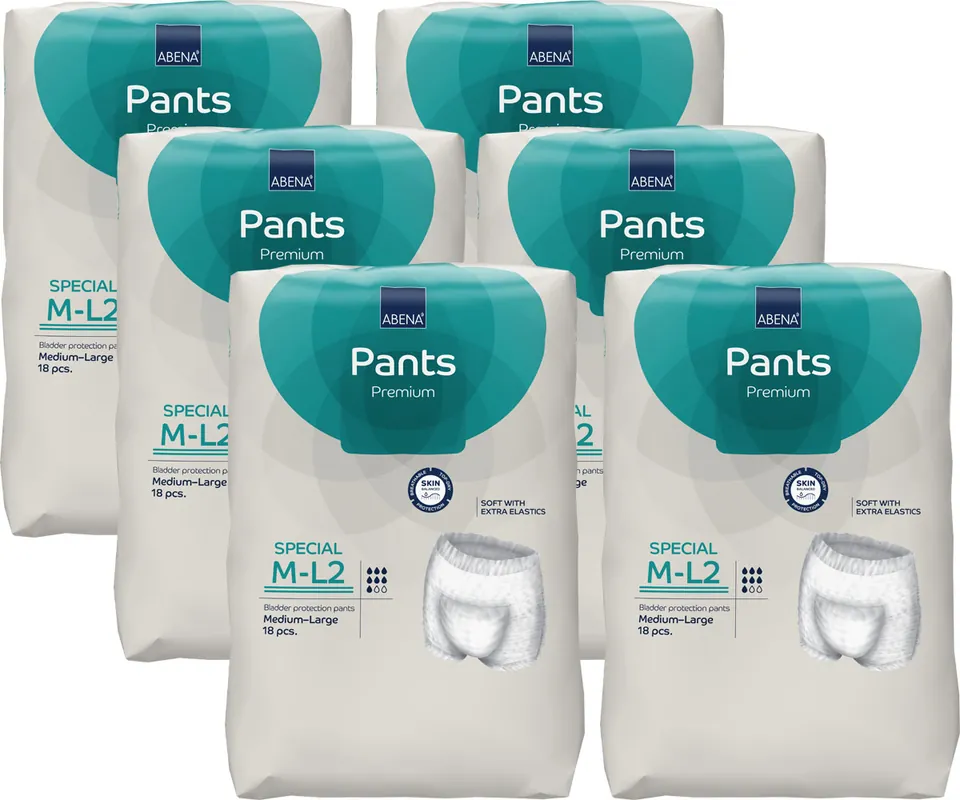 ABENA Pants SPECIAL M-L (mit Beinansatz) 6x18 (108 Stück) Heißes Angebot