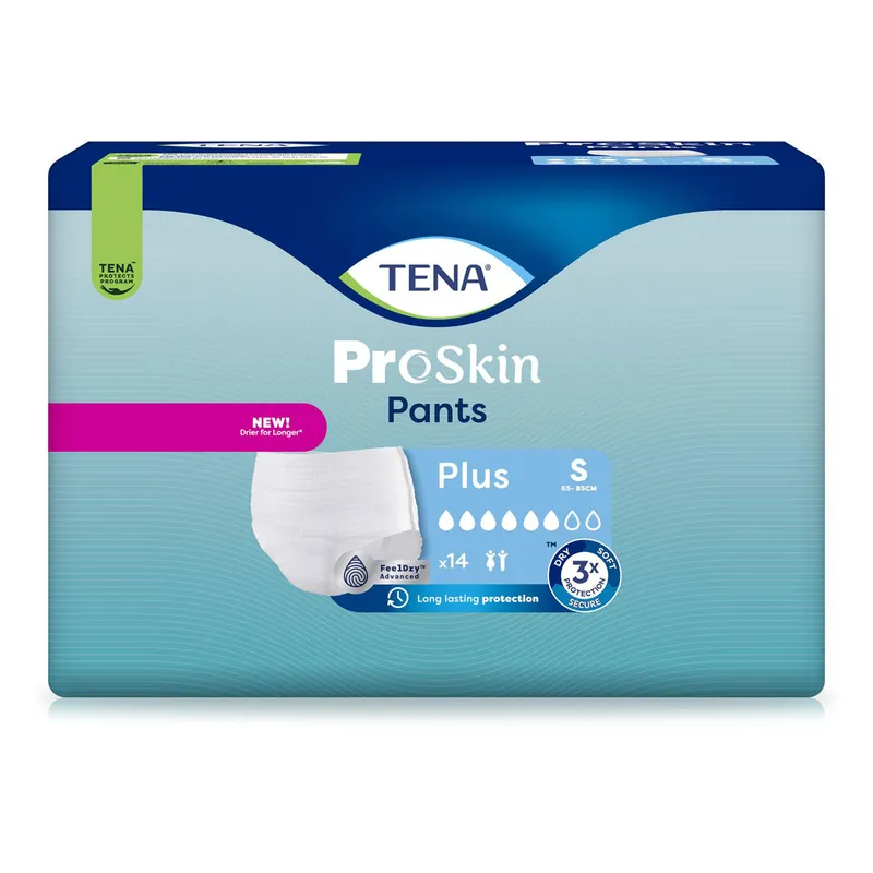 Schneller Versand TENA ProSkin Pants PLUS Small (S) - 14 Stück Einzelpack