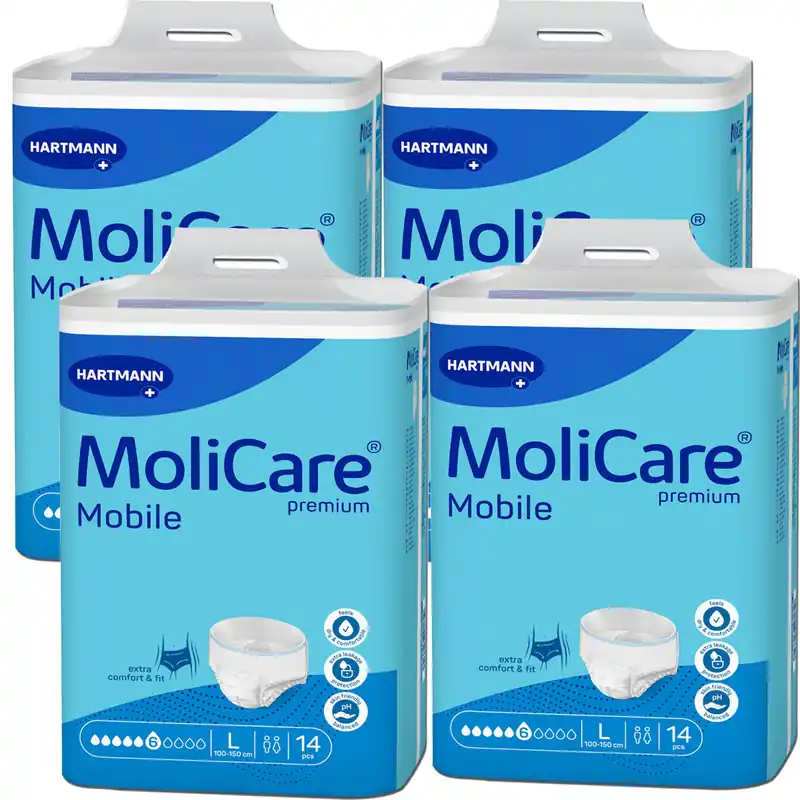 Bestseller HARTMANN MoliCare® Premium Mobile 6Tr. - Ink.Hose - L - 4x14 Stück