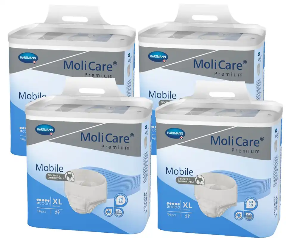 Echt HARTMANN MoliCare® Premium Mobile 6Tr. - Ink.Hose - XL - 4x14 Stück