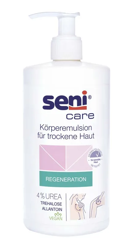 SENI CARE - feuchtigkeits spendende Körperemulsion mit 4 % UREA, 500 ml Jetzt Bestellen