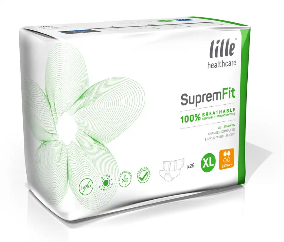 Schneller Versand LILLE Suprem Fit - EXTRA - Inkontinenzwindeln - EXTRA LARGE (XL) - 20 St. Packung