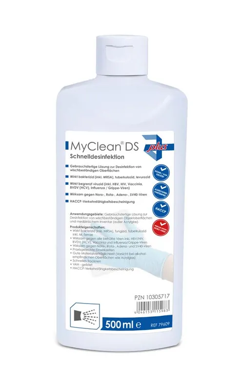 MyClean® DS Flächendesinfektion 500ml Flasche Meistverkauft