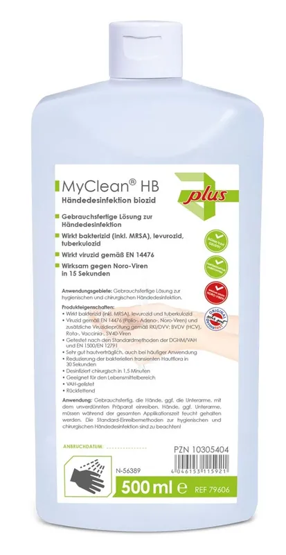 MyClean® Haut & Händedesinfektion 500ml Flasche Letzte Chance