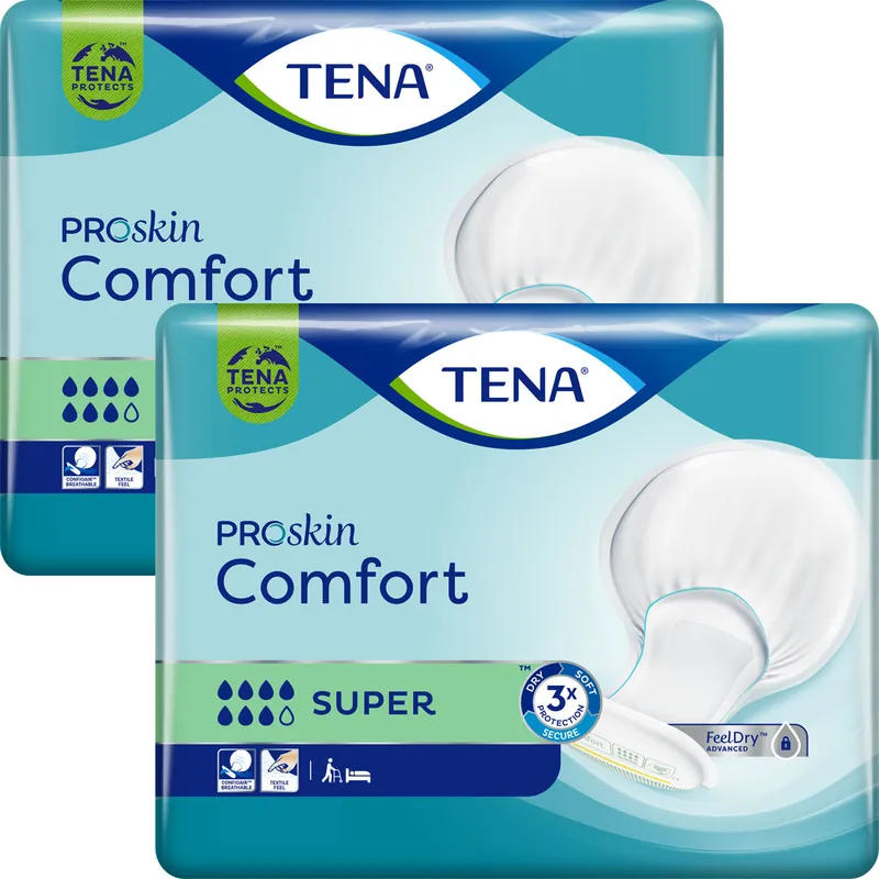 TENA Comfort - Super - Inkontinenzvorlagen (2x36 Stück) Preisknaller